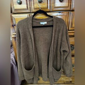 Chocolate Brown Teddybear Cardigan